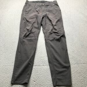 Projek Raw Stretch Casual Chino Pants Mens 31x28 Double Knee Stretch Gray